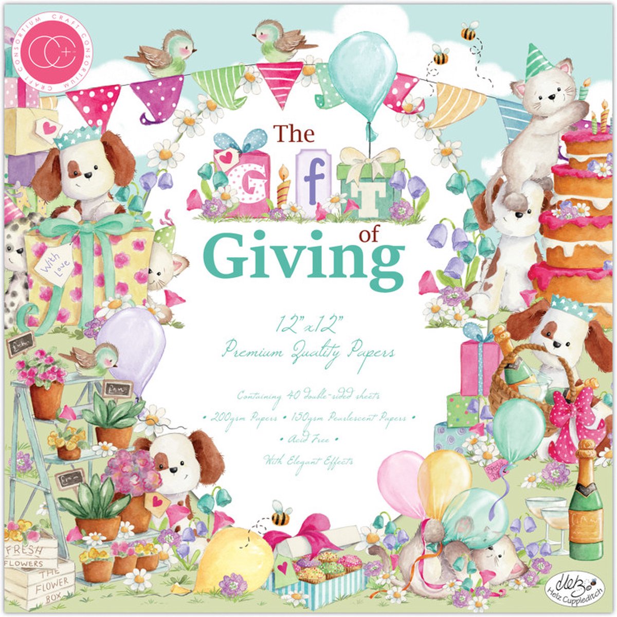 Craft Consortium - scrappapier - CCPPAD019 - the gift of giving