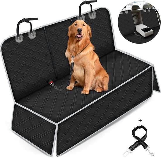 Autostoelhoes Voor Honden, Auto Voorstoel Beschermhoes, Waterdicht Hondenautostoelhoezen, Geschikt voor het hele jaar door, past op de meeste auto's (grijs