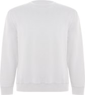 Witte unisex Eco sweater Batian merk Roly maat M