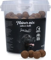 Luna's Choice Trainermix Zalmballetjes – 150 Stuks - 500 Gram – Zalm - Hondensnack voor bij de training - Hondensnoepjes - Semi-moist – Geen toegevoegde suikers