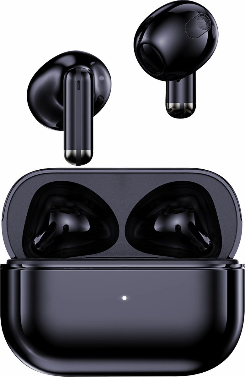 Swissten Minipods - Draadloze Bluetooth oordopjes - Met oplaadcase - Zwart