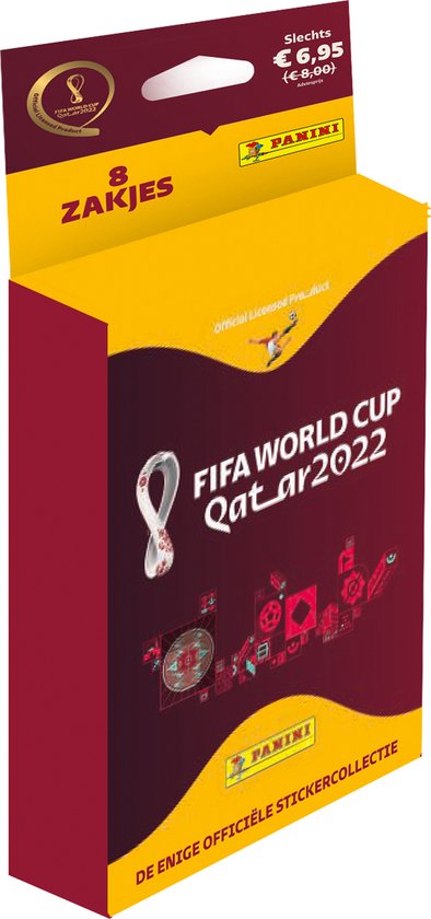 Afbeelding van het spel Panini FIFA World Cup Qatar 2022 - Eco Blisterpack - Voetbalplaatjes (8 zakjes)