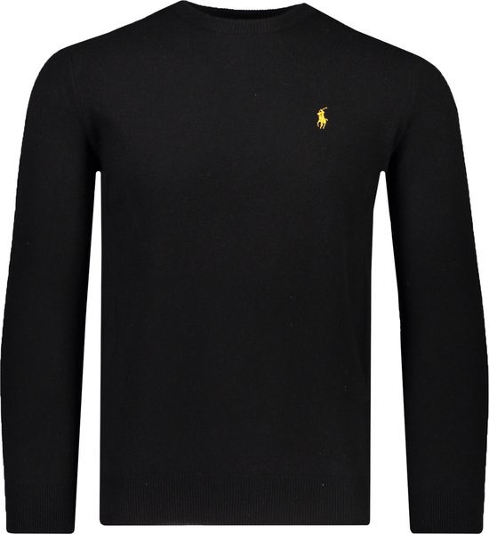 Polo Ralph Lauren Trui Zwart Normaal Maat L Mannen Herfst/Winter Collectie Wol bol