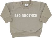 Sweater voor kind - Big Brother - Cremekleur - Maat 86 - Geboorte - Baby - Aankondiging - Familieuitbreiding - Cadeau - Ik word grote broer