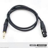 6.3mm Jack naar XLR kabel, 10m, m/f | Signaalkabel | sam connect kabel