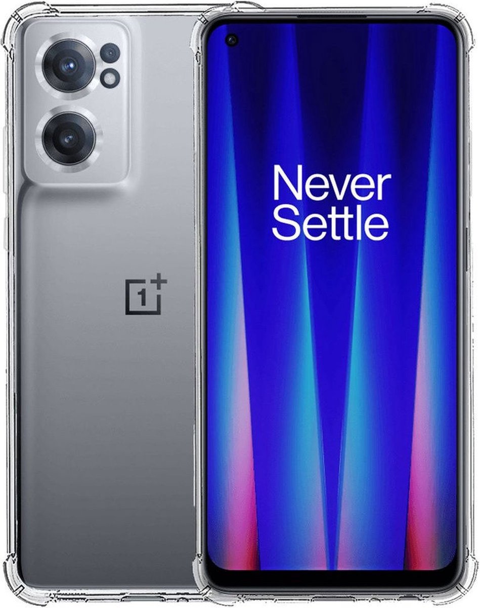 OnePlus Nord CE 2 Hoesje Schokbestendig en Dun TPU Transparant