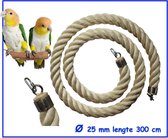Jungle sisal touw  Ø 25 mm & 300cm lang (vogel touw )