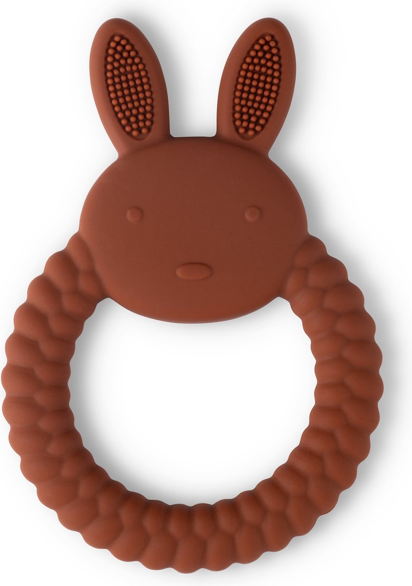 Goedkoopste Bijtring Lalieloe Bunny - Bijtspeelgoed - Kraamcadeau - Koel Bijtring - Roest