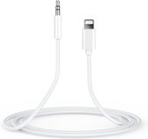 Kabel Geschikt voor Lightning poort naar Jack Kabel - Aux Kabel Geschikt voor iPhone 14 / 14 Pro / 14 Pro Max Headphone Jack Audio Aux Kabel 1M - 3,5 mm