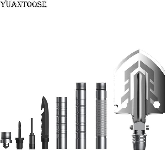 Pelle Tactique Pliante Mission Made - Acier Inox - équipement Survie Camping