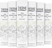 6x Therme Body Mist Zen White Lotus 60 ml