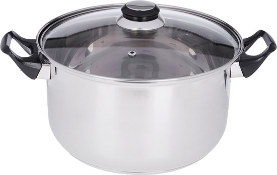 Silit Hongkong Wokpfanne Induktion 36 cm, mit Glasdeckel, CeraProtect keramische Antihaftversiegelung, Edelstahl Wok beschichtet, für alle Herdarten geeignet
