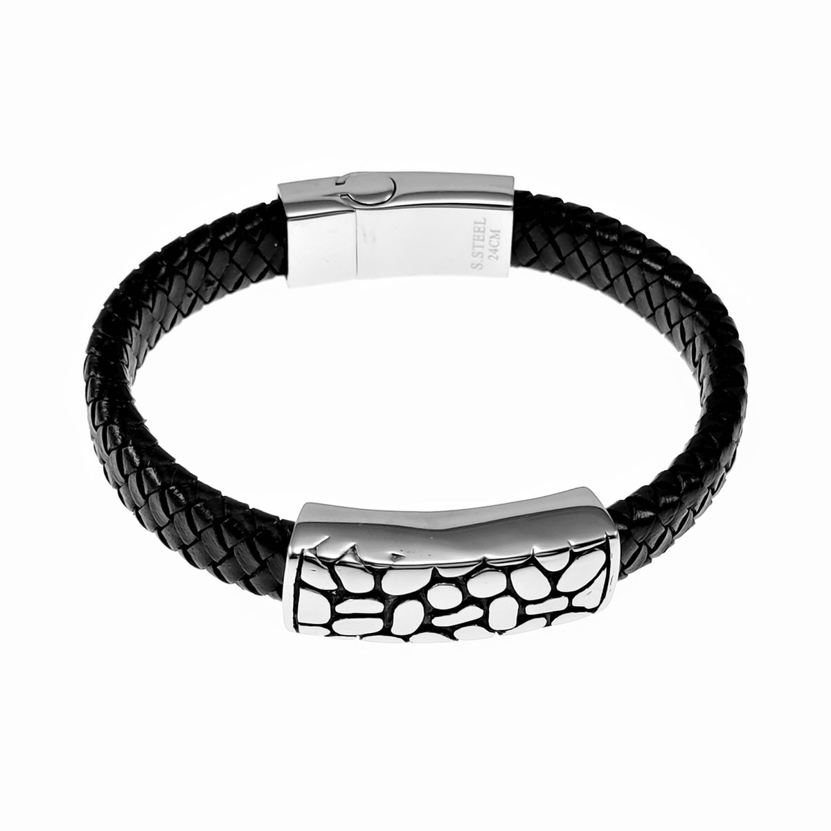 Coolsteelandbeyond Infinity Love Lederen Armband voor Heren