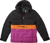 O'Neill Jas Girls O'RIGINALS PUFFER ANORAK Black Out Colour Block Sportjas 128 - Black Out Colour Block 52% Polyester, 48% Gerecycled Polyester