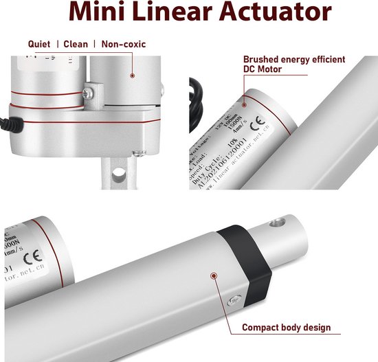 400mm(16'') Linear Actuator 1500N 12V Motor Max Load 150KG for Auto Door Lifting 400mm(16'') Linear Actuator 1500N 12V Motor Max Load 150KG for Auto Door Lifting