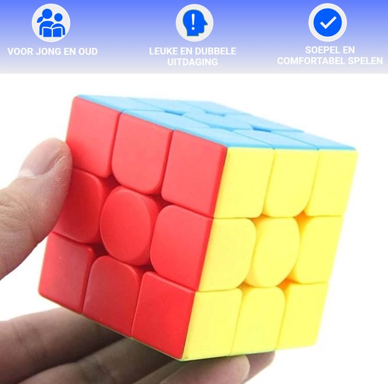 Thumbnail van een extra afbeelding van het spel MoYu Speed Cube 2x 3x3 - Gratis 2x Cubestands - Verstelbaar - Magic cube - Puzzelkubus - complete set