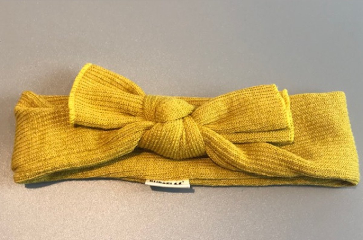HAIRBAND WITH BOW(YELLOW)