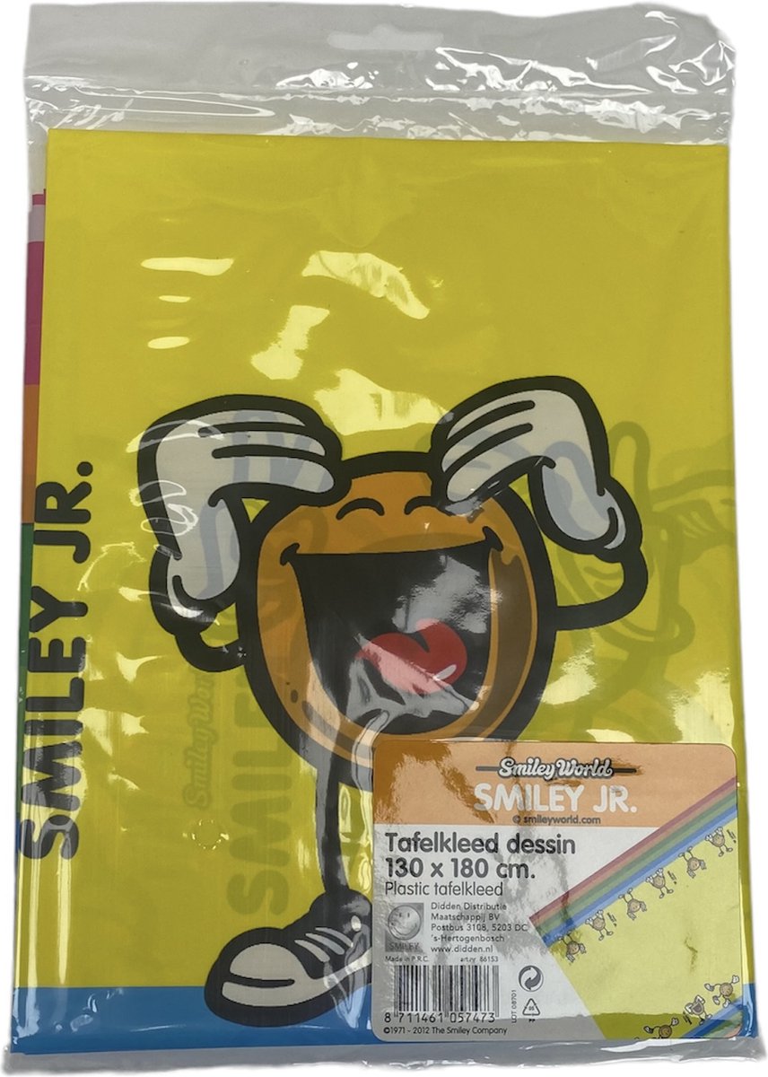 Tafelkleed met smileys