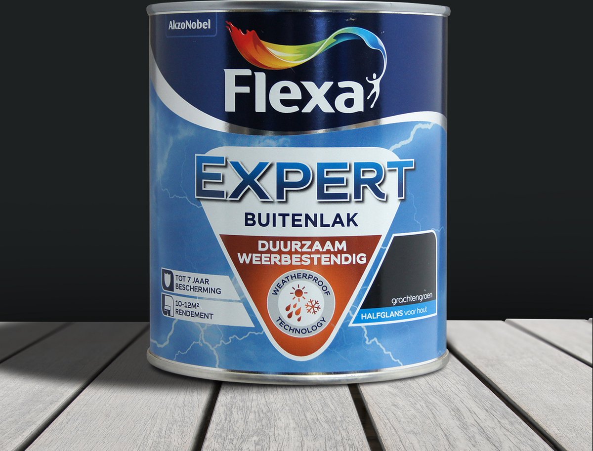 Flexa expert buitenlak dekkend grachtengroen 750 ml