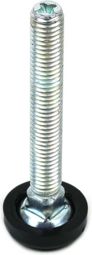 Pied réglable en métal, M8 x 70 mm (10 pièces)