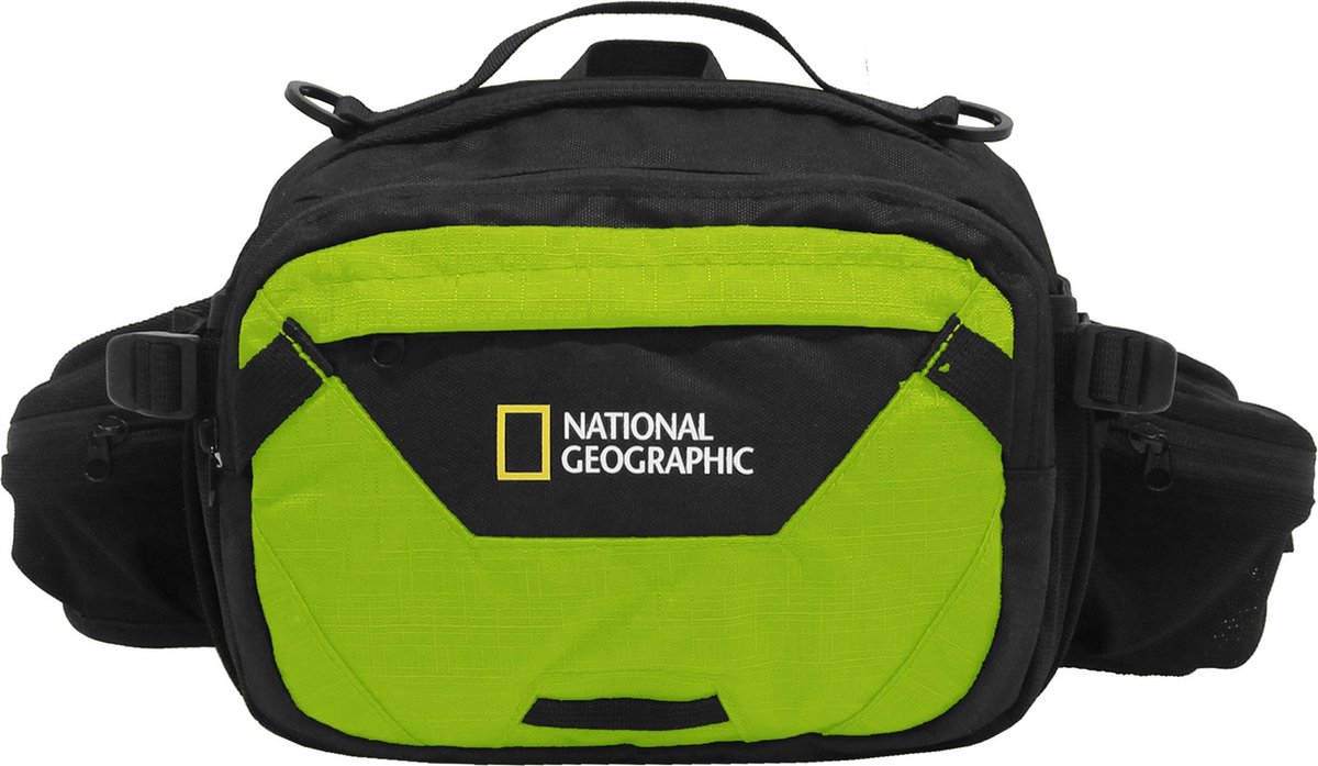 National Geographic Heuptasje / Crossbodytas / Festivaltasje - Destination - Limoen - Limoen