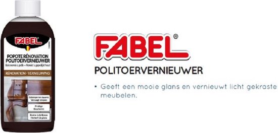Fabel popote rénovation politoervernieuwer vernis & gepolijst hout