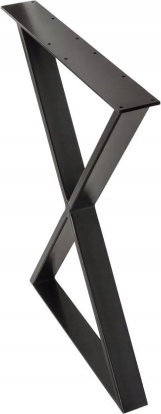 Salontafel zwart metaal 47x100x50 cm | premiumXL