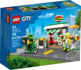 LEGO City - 40578 Sandwich winkel snackbar lego figuur lego fiets hamburgertent exclusief
