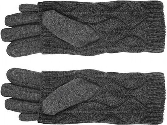 Touchscreen Handschoen - Dubbele Handschoen - Winter - Maat M - Dames - Heren - Zwart - Apart te dragen - Voordeel Set 2 Paar - Kado Tip !!