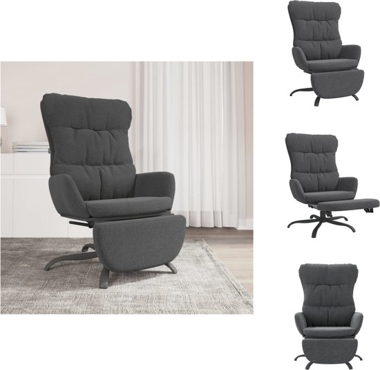 vidaXL Buiten bankenset met kussen 8 pcs Zwart Polyester - Tuinsets en Loungesets