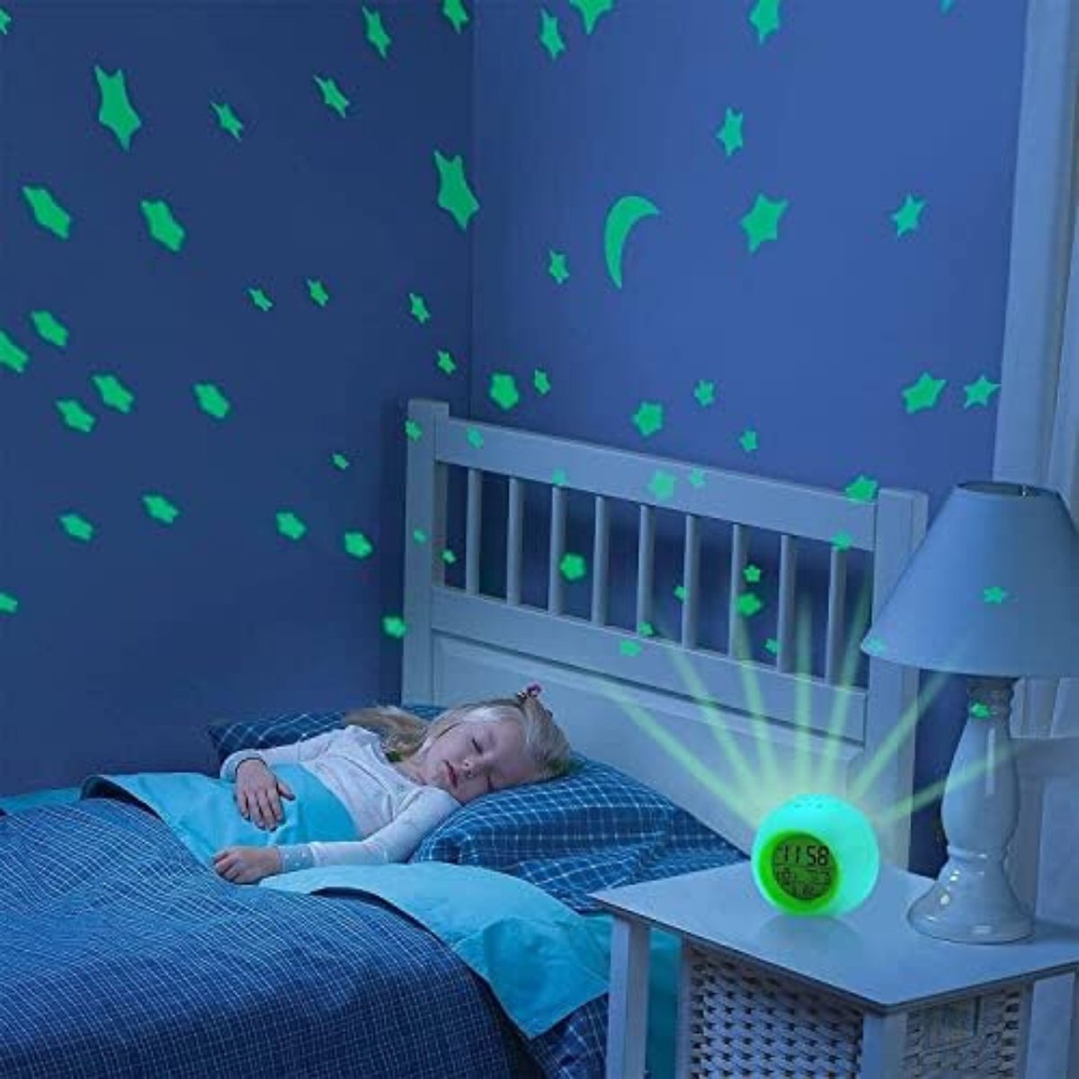 Bol.com Slaapwekker Kinderen - Slaaptrainer Kinderen - Nachtlampje Kinderen aanbieding