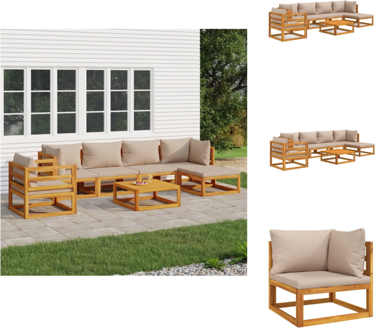 Enit-kruk Gemaakt Van Beige Papier Touw En Massief Eikenhout Met Een Natuurlijke Afwerking 43 Cm Fsc Mix Credit