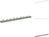 vidaXL Schanskorf Verhoogde Plantenbak - 360 x 30 x 10 cm - Stabiel en Duurzaam - Bloempot
