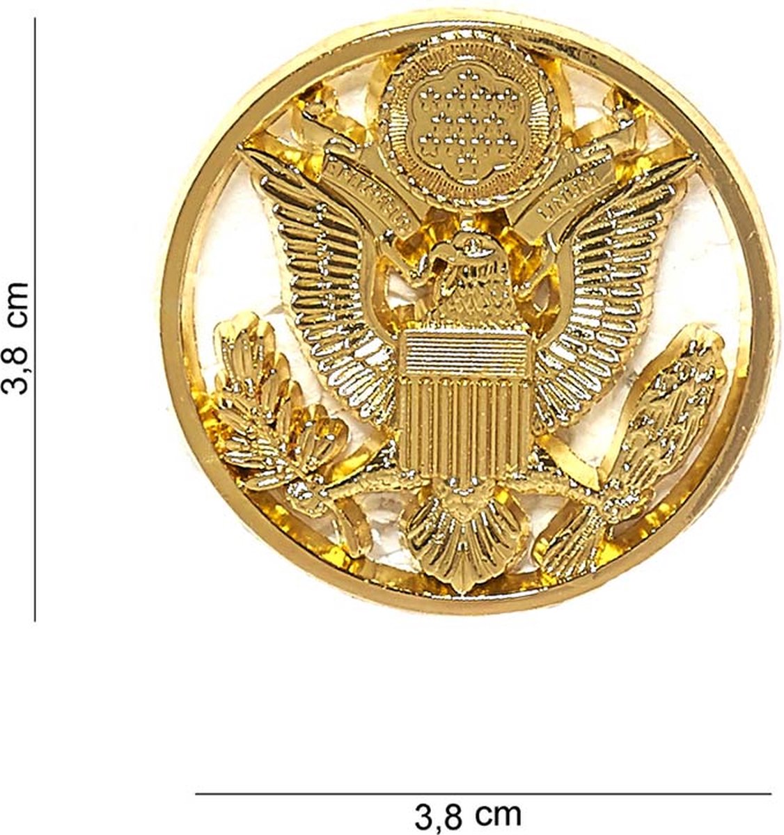 Embleem metaal US hat insignia pin