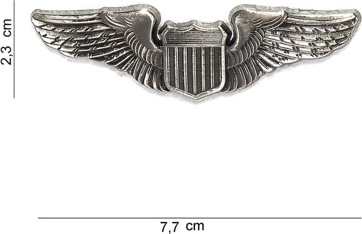 Embleem metaal US airforce pilot pin
