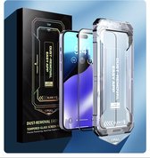 iPhone 15 Pro Max - verre de protection avec aide à l'application - installation facile - verre trempé 9H - protecteur d'écran
