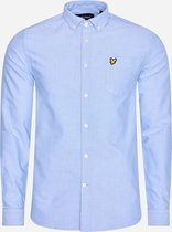 Lyle and Scott - Overhemd Lichtblauw - Heren - Maat L - Regular-fit