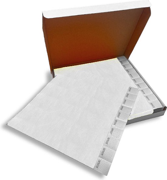 Tyvek polsbandjes bedrukken? Snelle levering