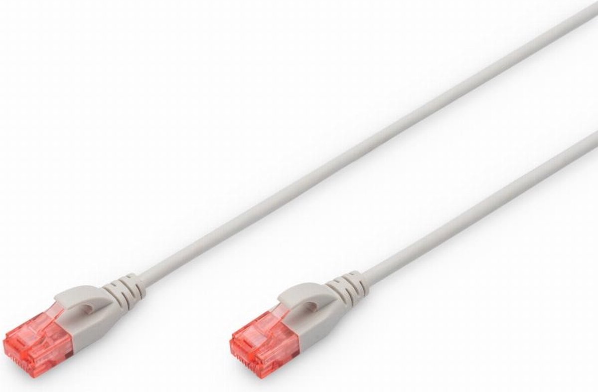 CAT6 UTP kabel 0.5 meter Grijs