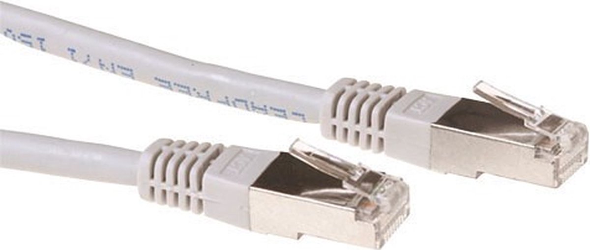 ACT IB4020 LSZH SFTP CAT6A Patchkabel Grijs - 20 meter