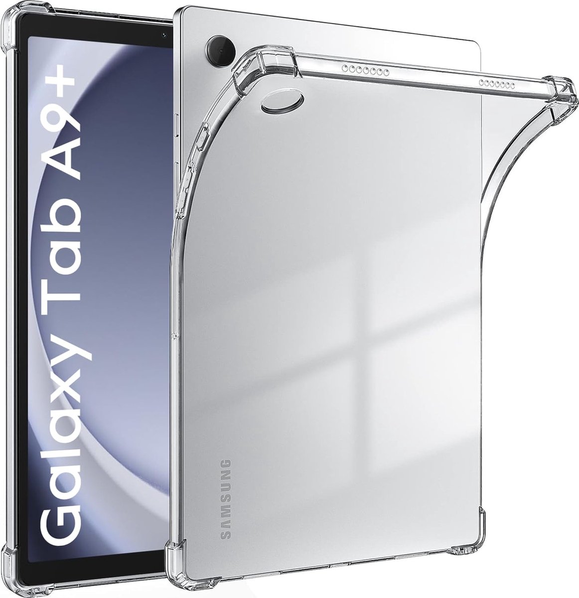 iMoshion Coque antichoc pour Samsung Galaxy Tab A9 Plus - Transparent