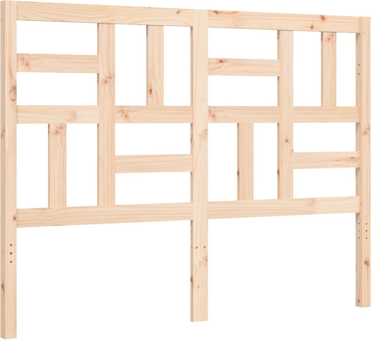 vidaXL Massief Grenenhouten Bedframe - 205.5 x 125.5 x 104 cm ...