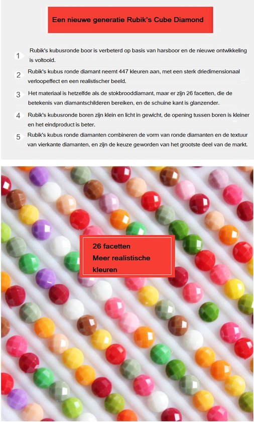 Kit de peinture Diamant 1+1 / Kit d'autocollants Diamant DIY pour Enfants / Peinture Diamant / Motif Enfants My Little Pony-Fleur Fairy Moza‹ek Picture