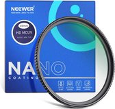 Neewer® - UV Filter 49 mm - UV-bescherming, Ultradun 49 mm, met HD Optisch Glas, Hardheid 9H, Aluminiumlegering Frame met 30 Lagen Nano Coating - Houd je Lens in Topconditie