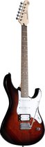 Yamaha PAC112V Pacifica & Lesson (Old Violin Sunburst) - Guitare électrique style ST