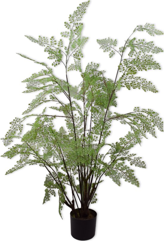 Silk-ka Kunstplant voor Binnen Varen Groen 100 cm