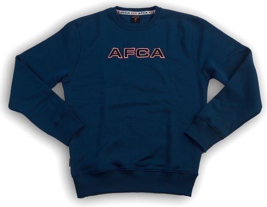 Foto: Afca sweater blue classic afca amsterdam trui fanwear ajax