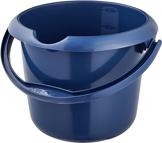 Emmer Met Geïntegreerde Meetschaal En Ergonomische Handgreep, 10 L Mika Eco Line Eco Groen