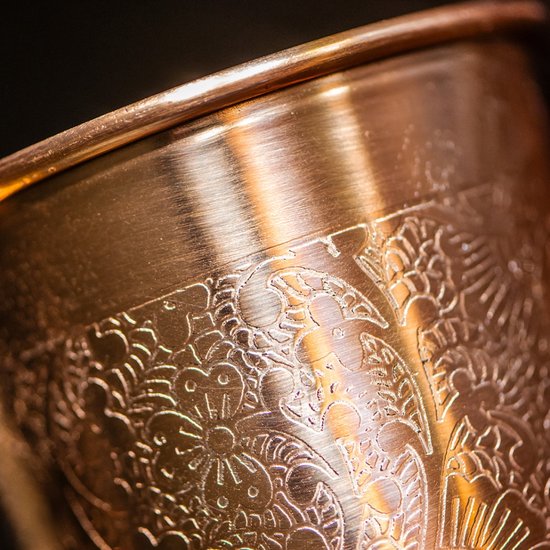 Coupe Cuivre Puur Motif Fleur Entière - 300 ml