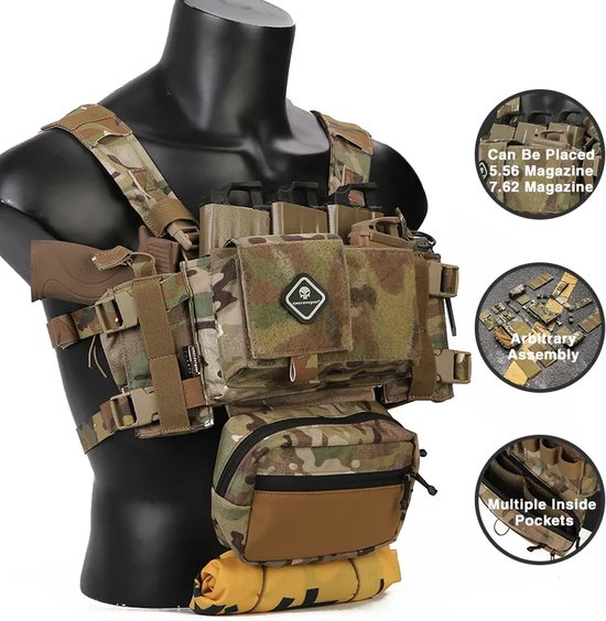 Multicam Emerson MK3 Chest Rig setup bol